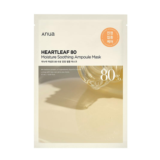 Anua Heartleaf 80 Moisture Soothing Ampoule Mask 1EA